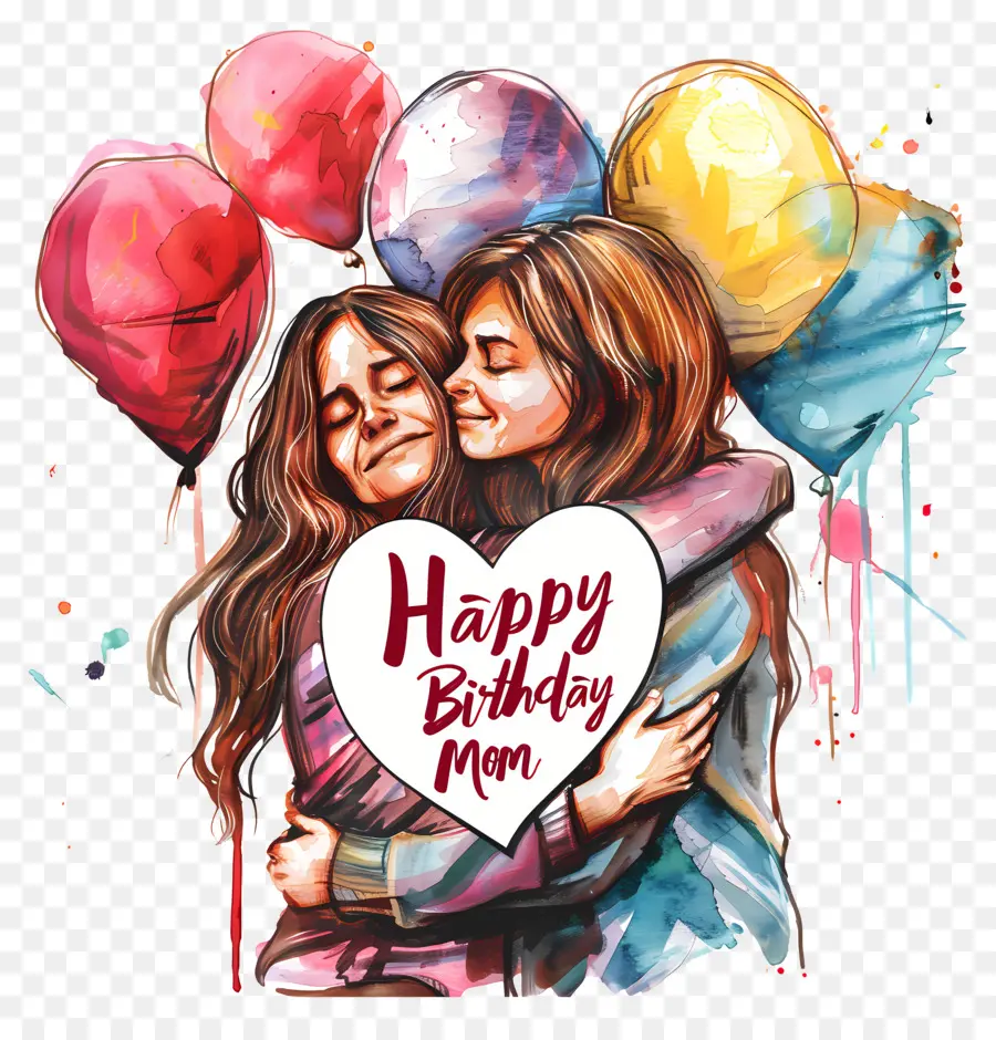счастливые мамы день рождения，Женщин PNG