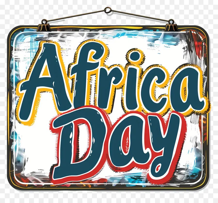 день Африки，деревянный знак PNG