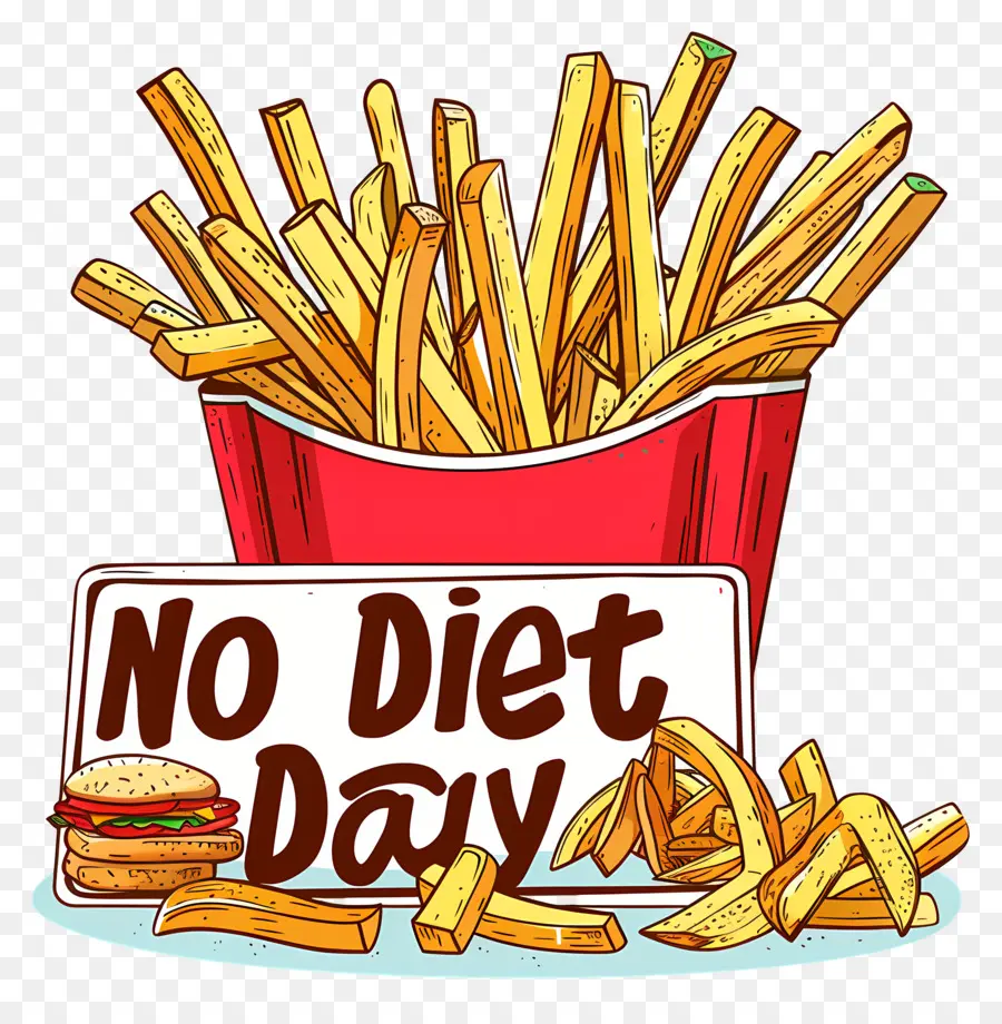 Международный день без диеты，Картофель фри PNG