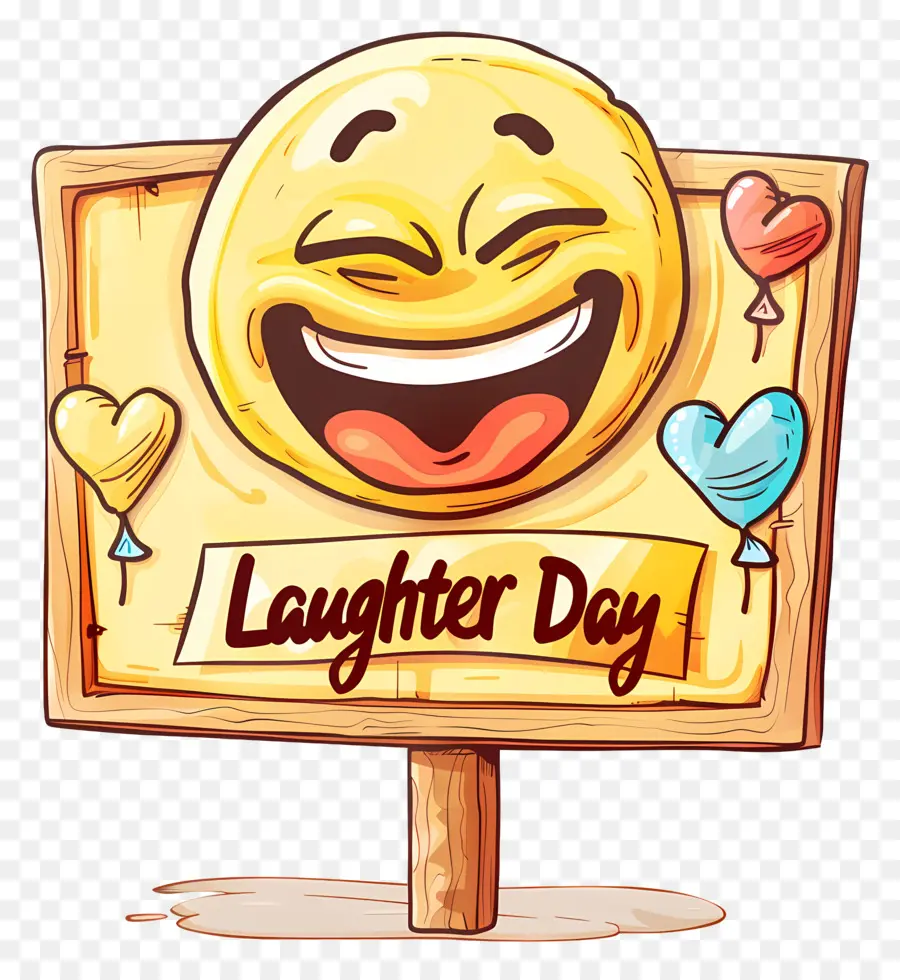 Всемирный День Смеха，Желтое смайливое лицо PNG
