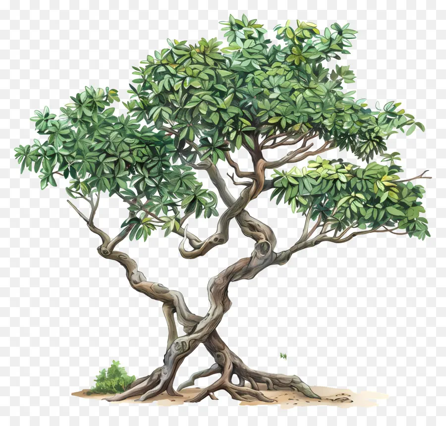 Сандаловое дерево，баньян PNG