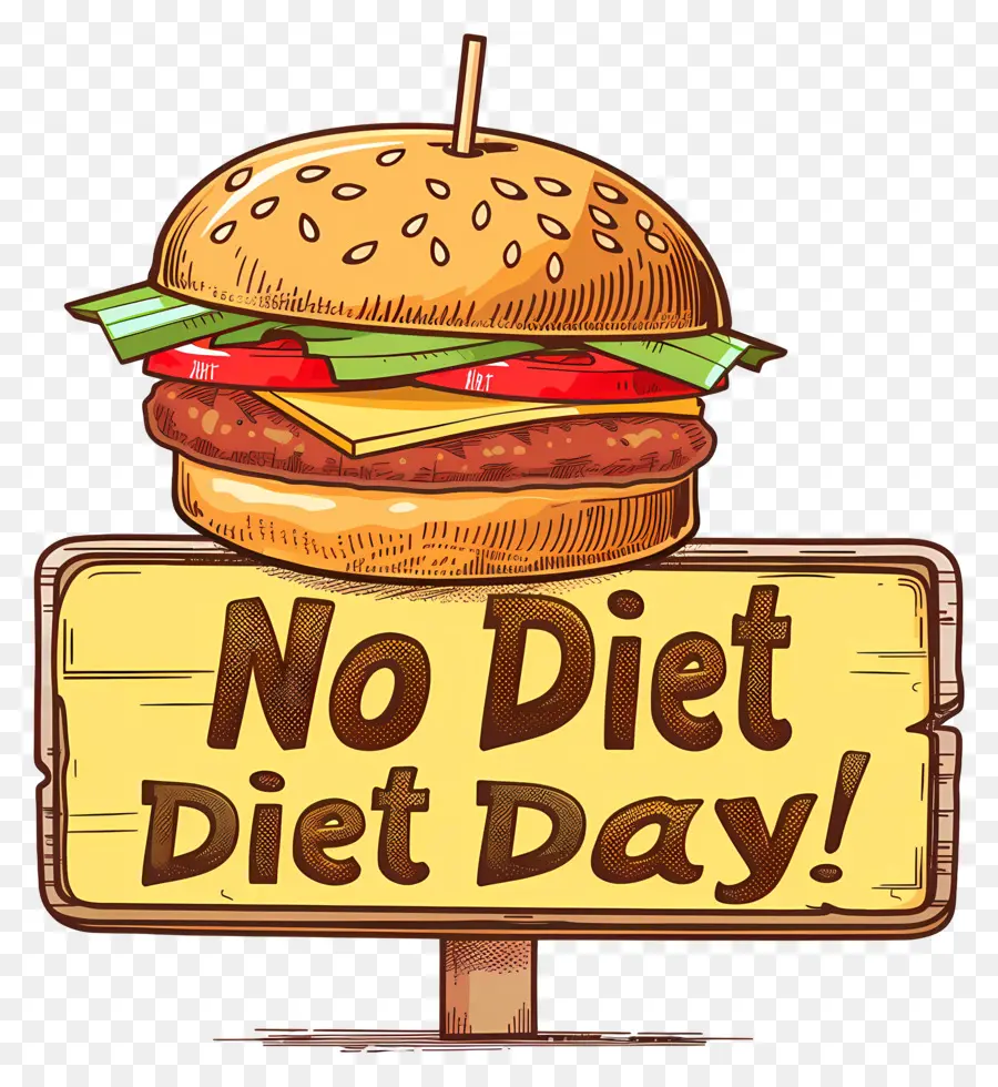 Международный день без диеты，Нет дня диеты PNG