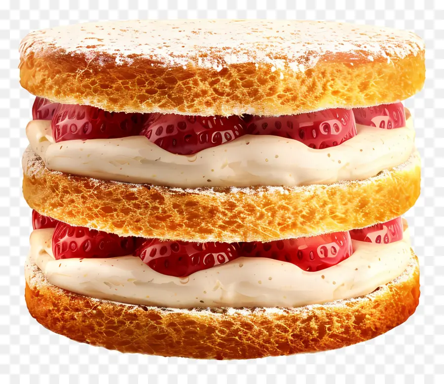 Классический сэндвич с Викторией，Три многослойного торта PNG