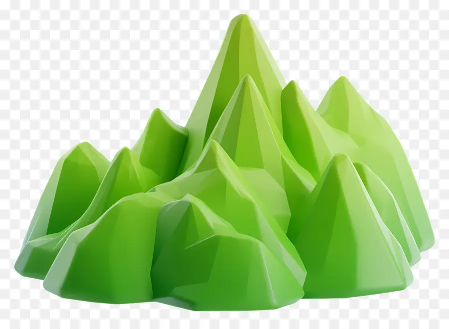 зеленая гора，Горы PNG