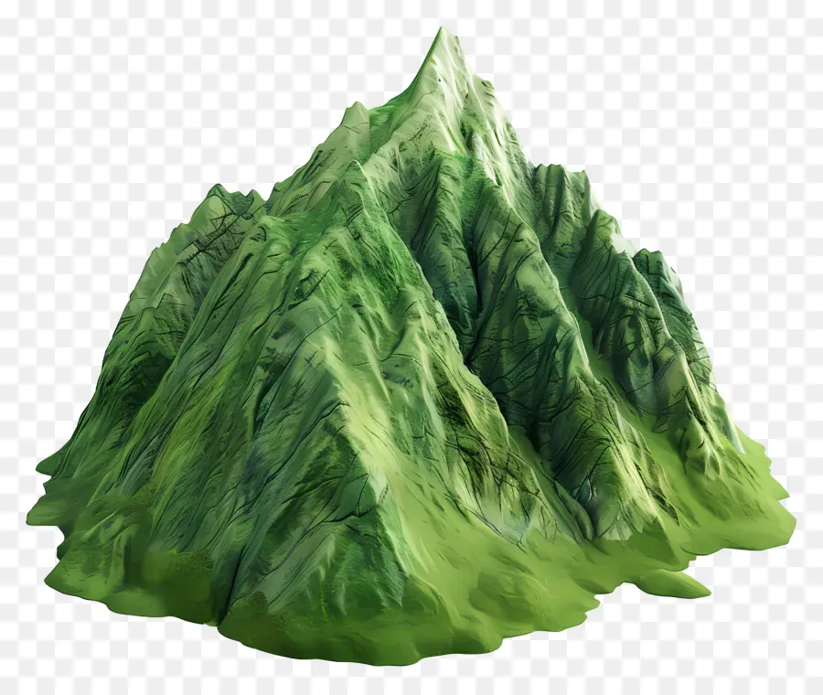 Зеленая гора，гора PNG