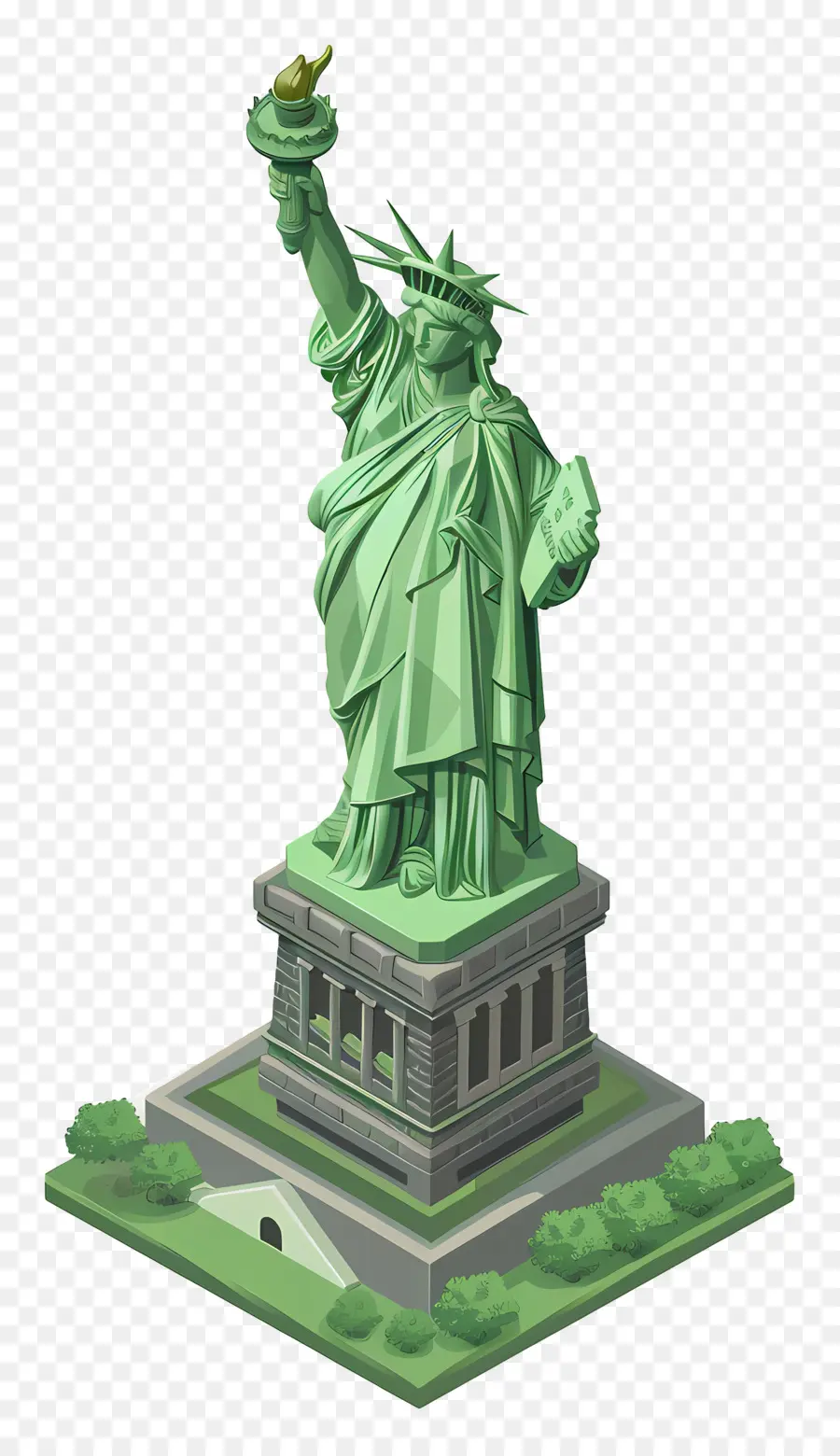 статуя свободы，Нью Йорк PNG