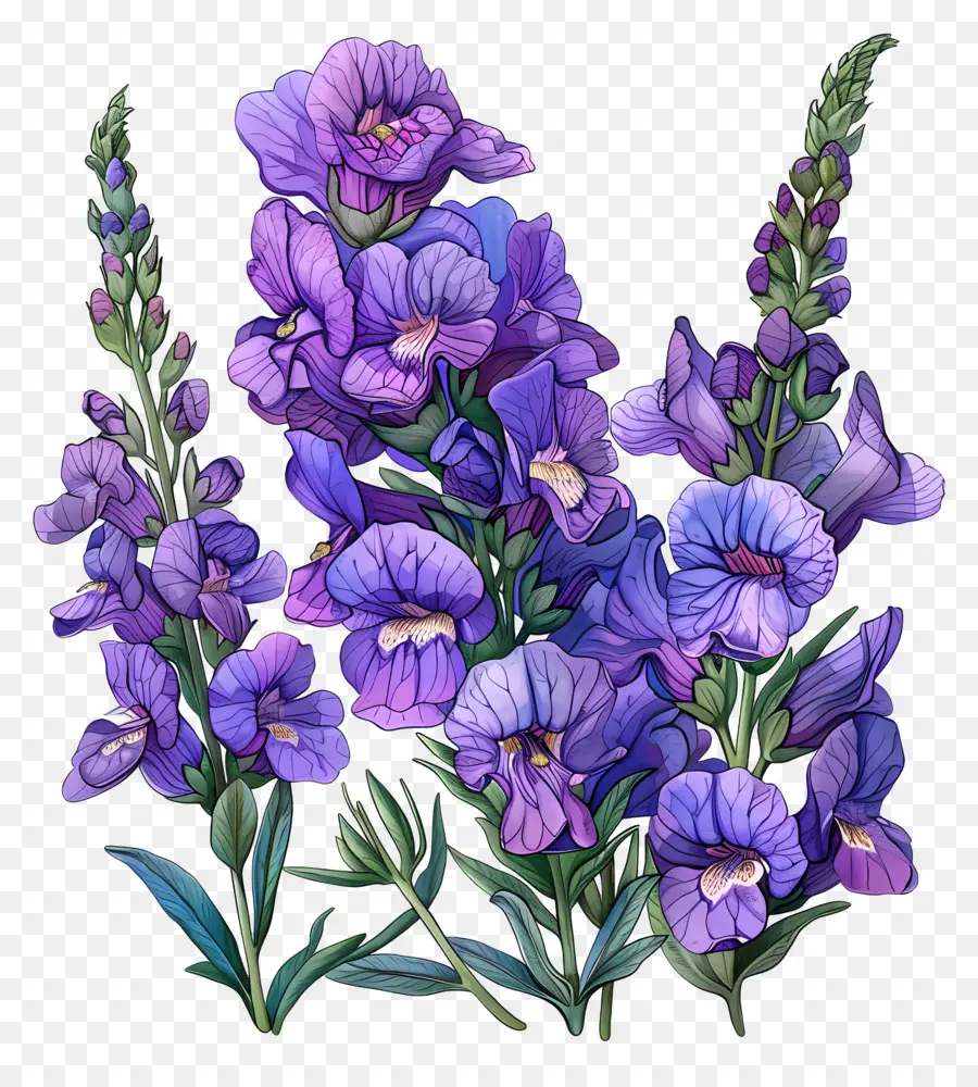 Фиолетовые снимки цветы，цветок PNG