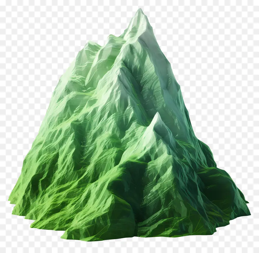 зеленая гора，крутая гора PNG
