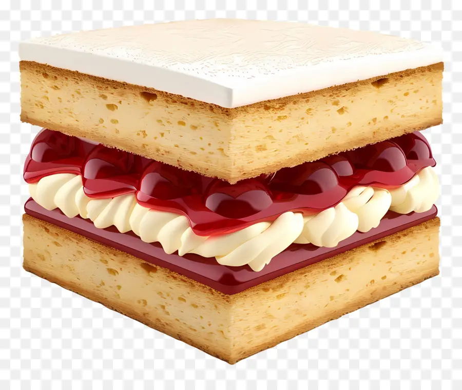 Классический сэндвич с Викторией，Торт PNG