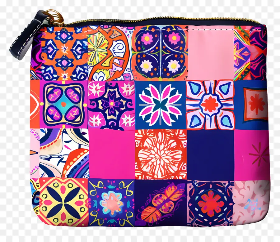 туристический комплект сумка，красочный кошелек PNG