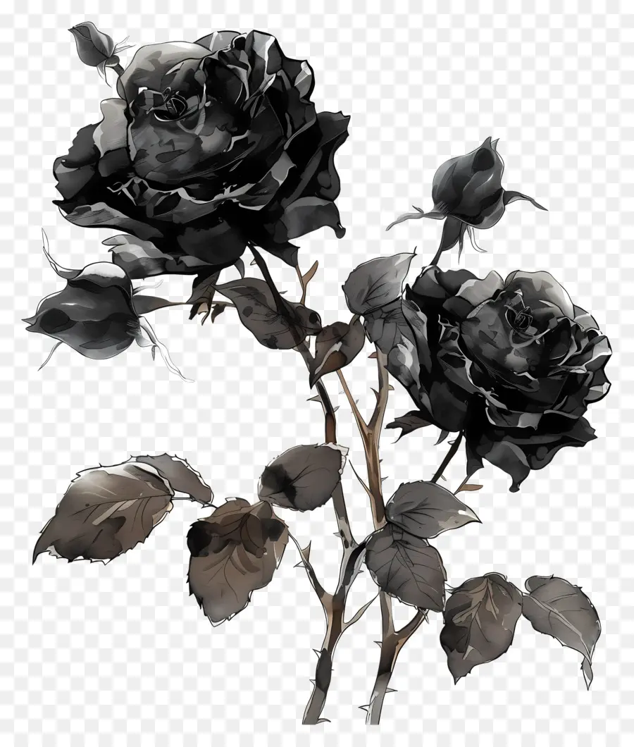 черные розы，Черная роза PNG