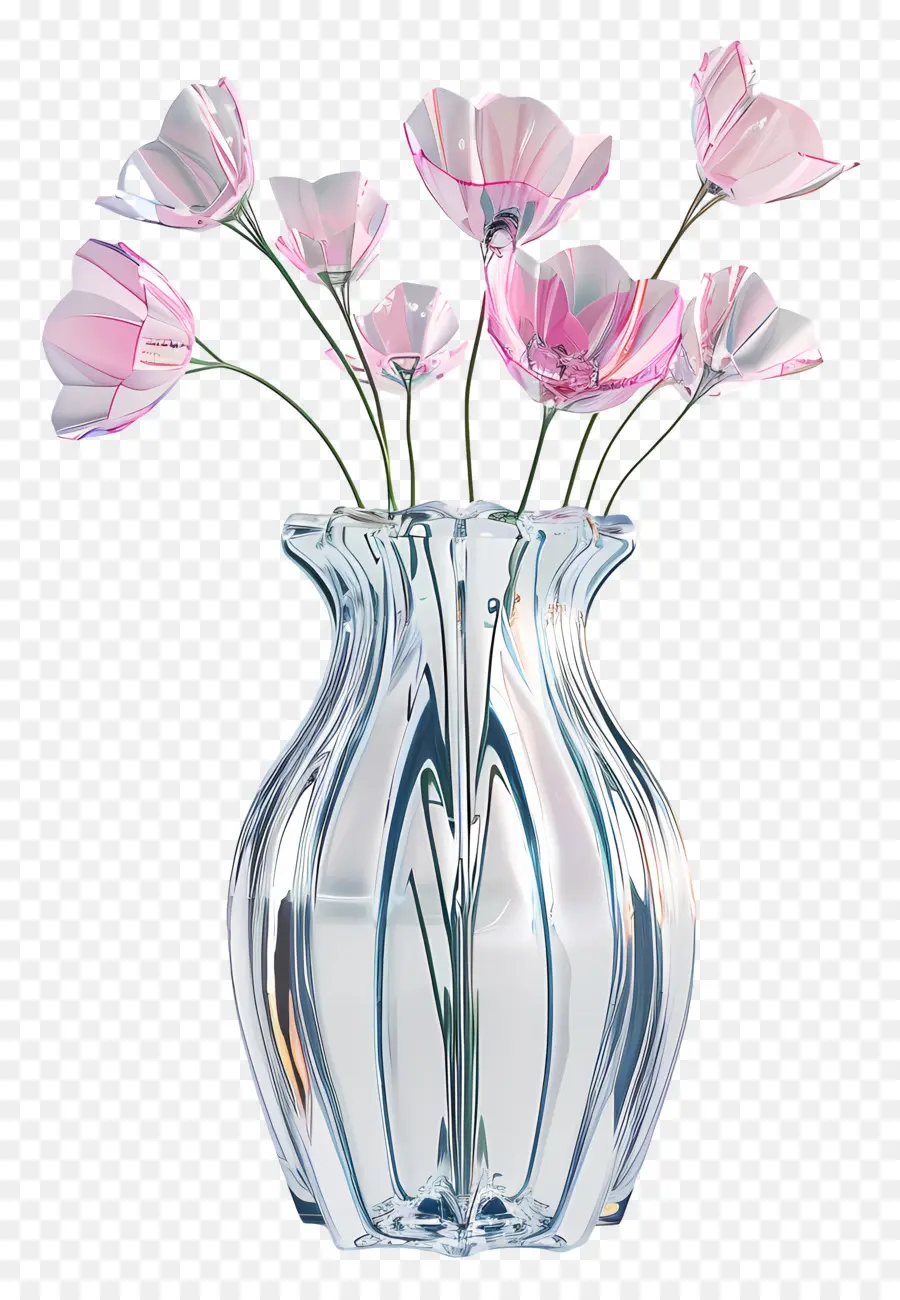 стеклянная ваза，ясная стеклянная ваза PNG