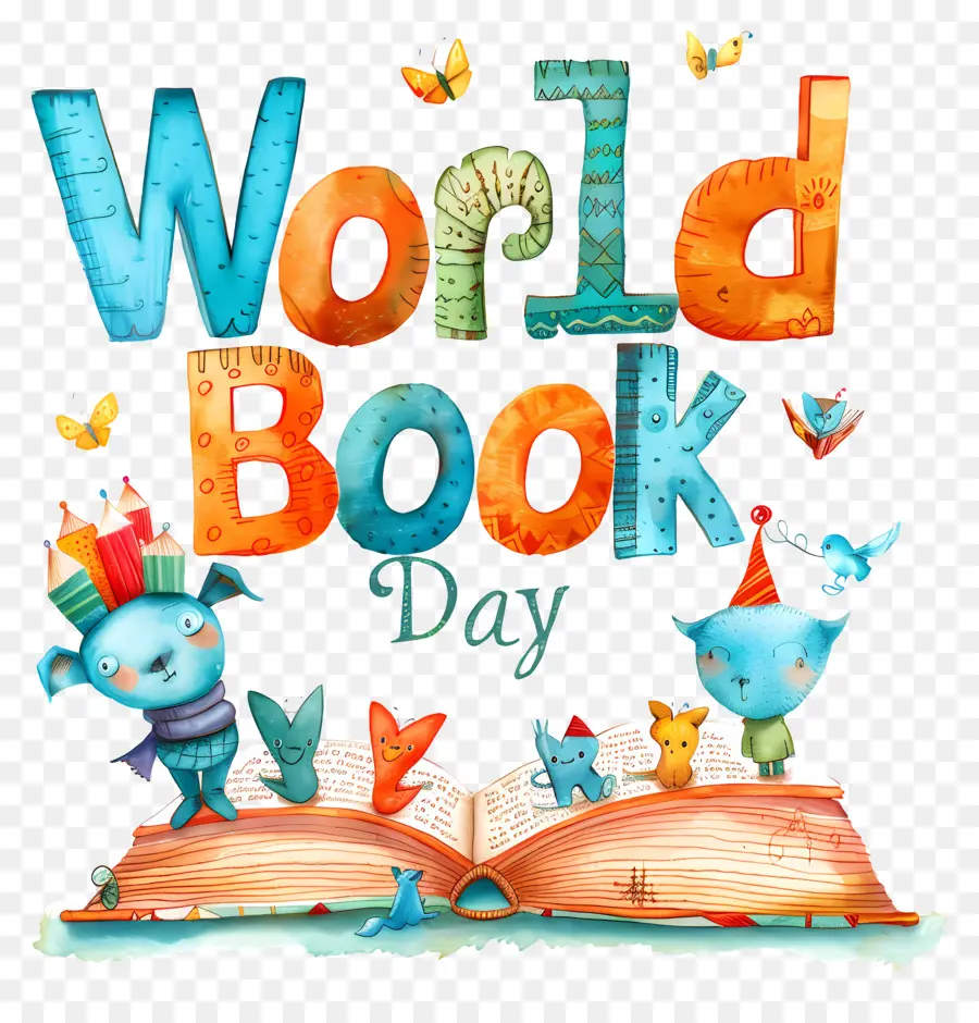 Всемирный день книги，животные PNG