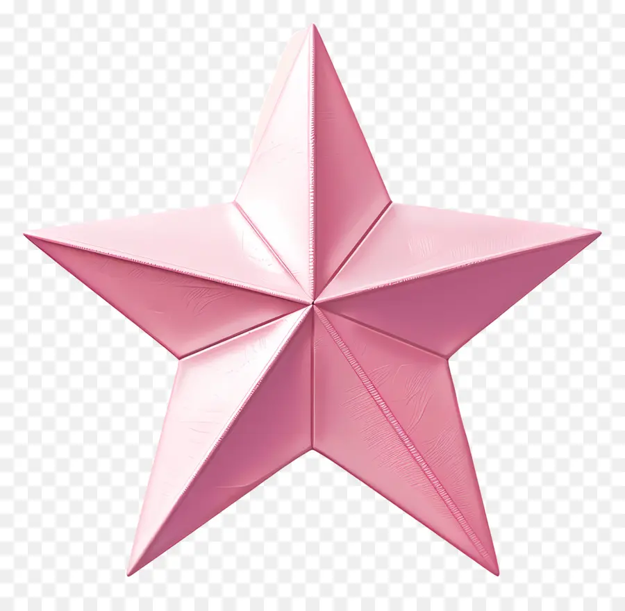 розовая звезда，мерцающий PNG