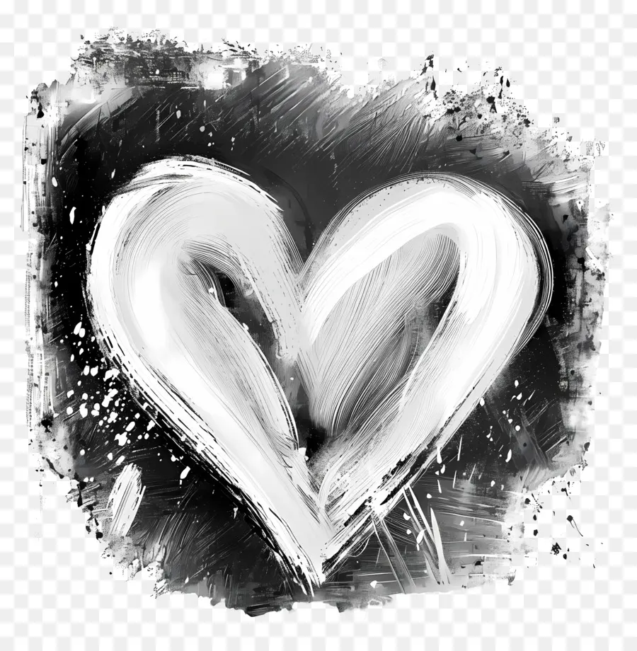 белое сердце，формы сердца PNG