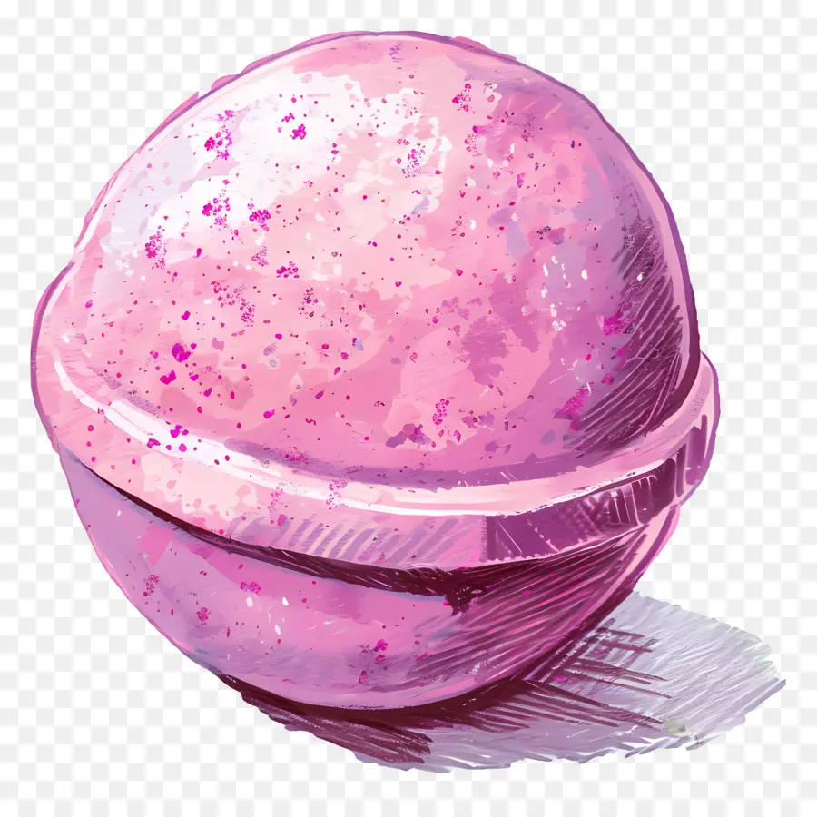 Бомбочка для ванн，розовый мяч PNG