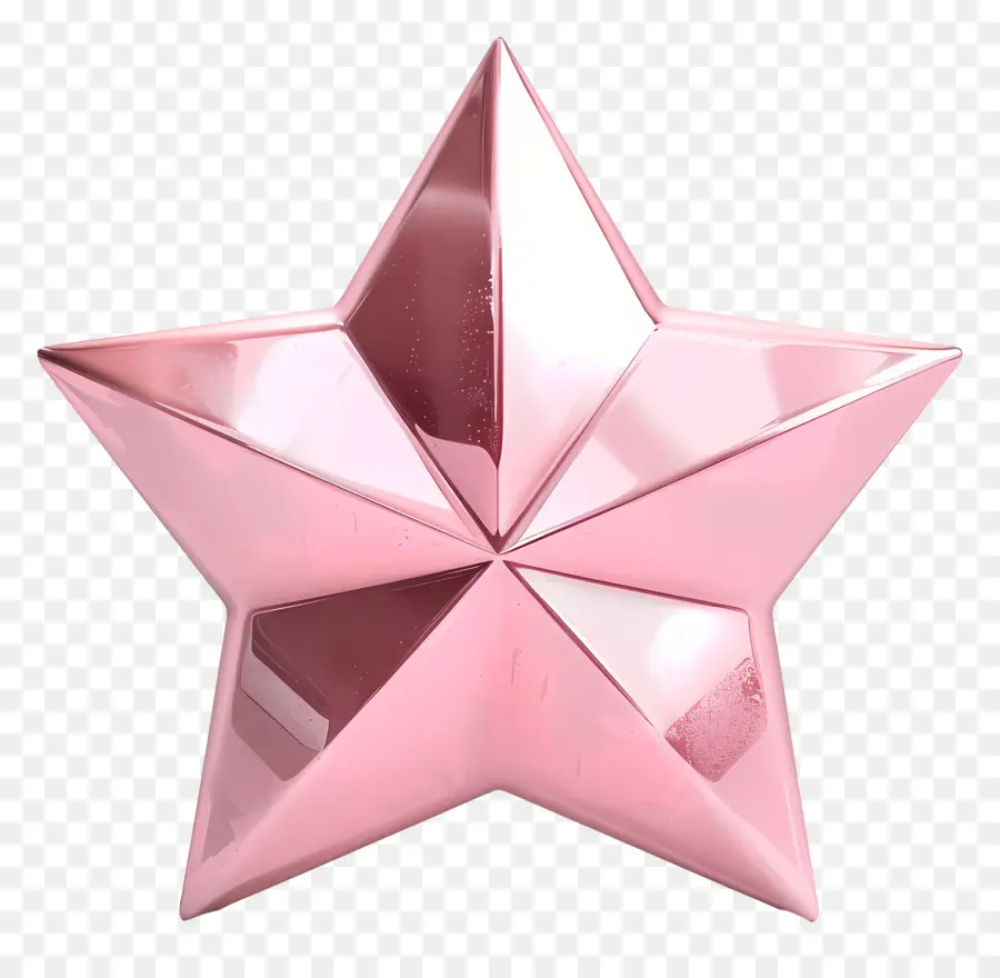 розовая звезда，Pink Star объект PNG