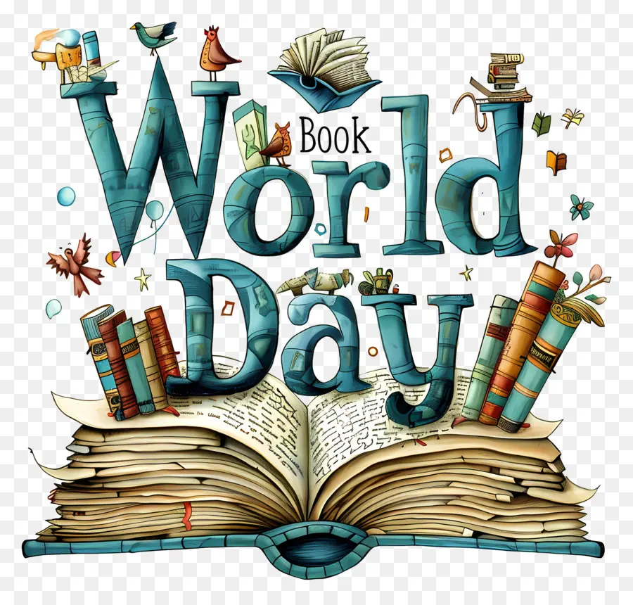 Всемирный день книги，книги PNG
