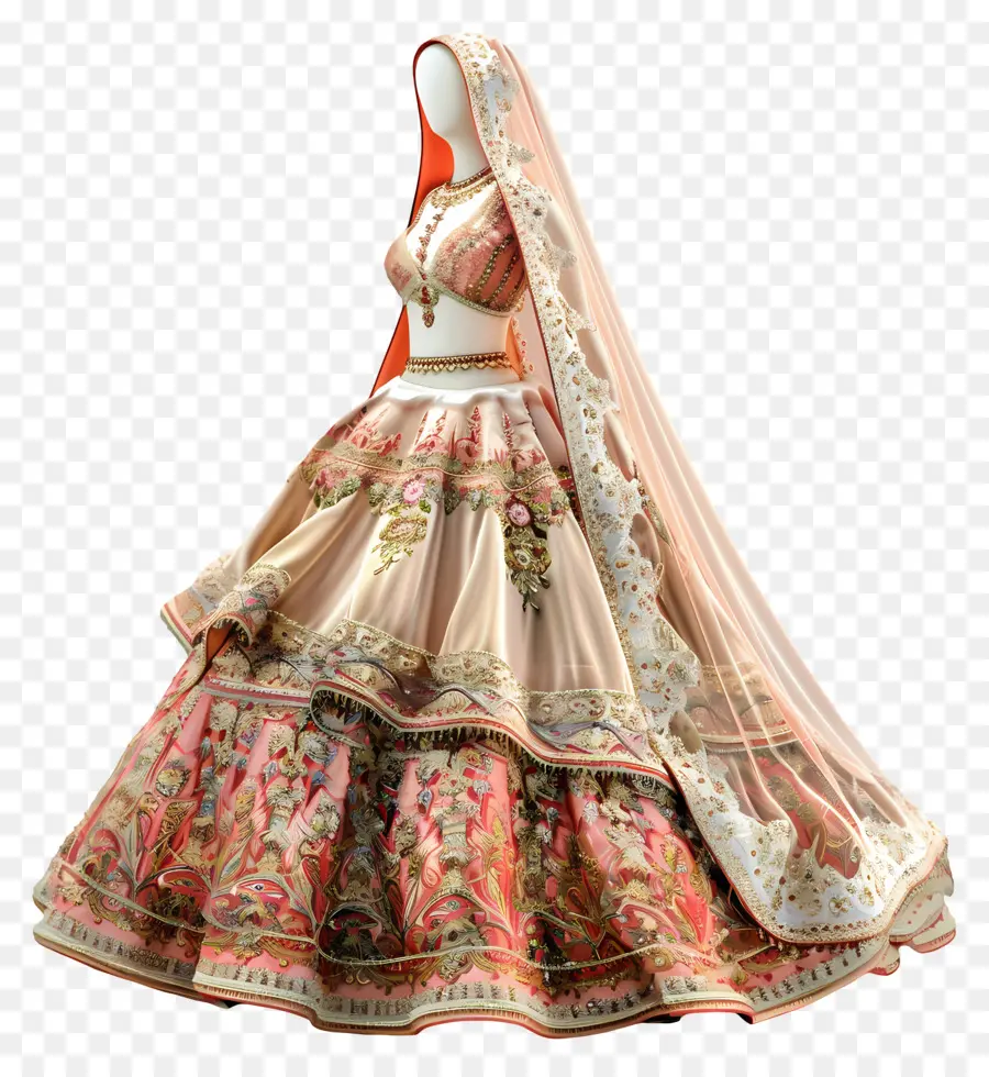 индийский свадебное платье，Индийская свадебная одежда PNG