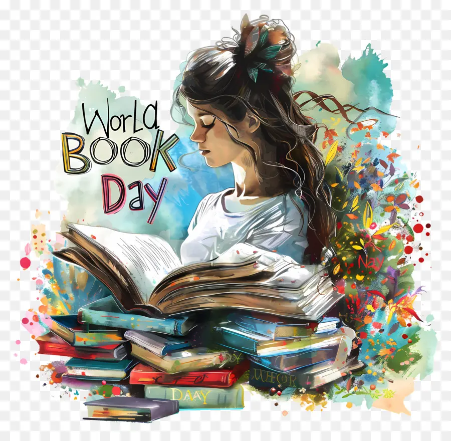 Всемирный день книги，Чтение PNG