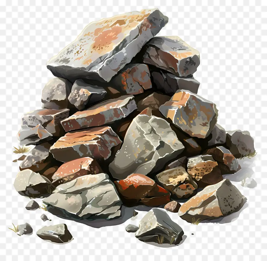 каменной наброской，рок шпунт PNG