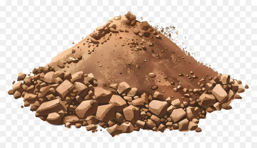 песчаная почва，рок шпунт PNG