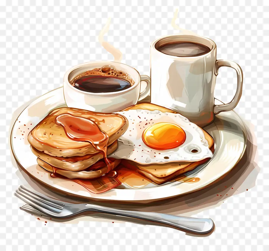 завтрак，Eggs PNG