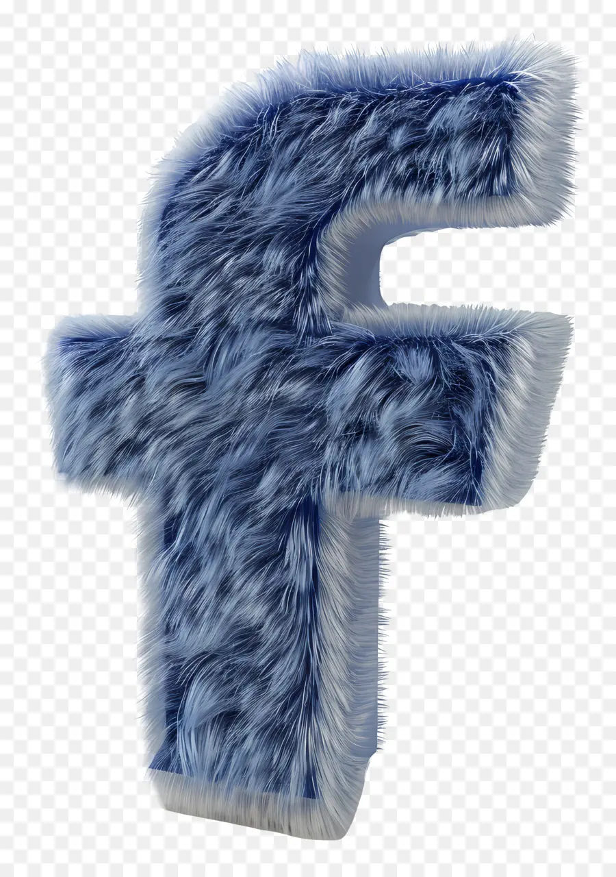 3d нечеткий логотип，Faux Fur PNG