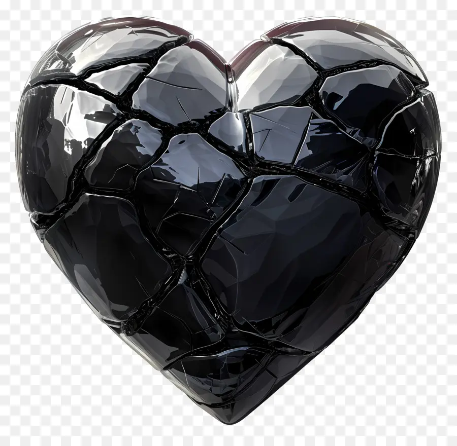 черное сердце，Разбитое сердце PNG