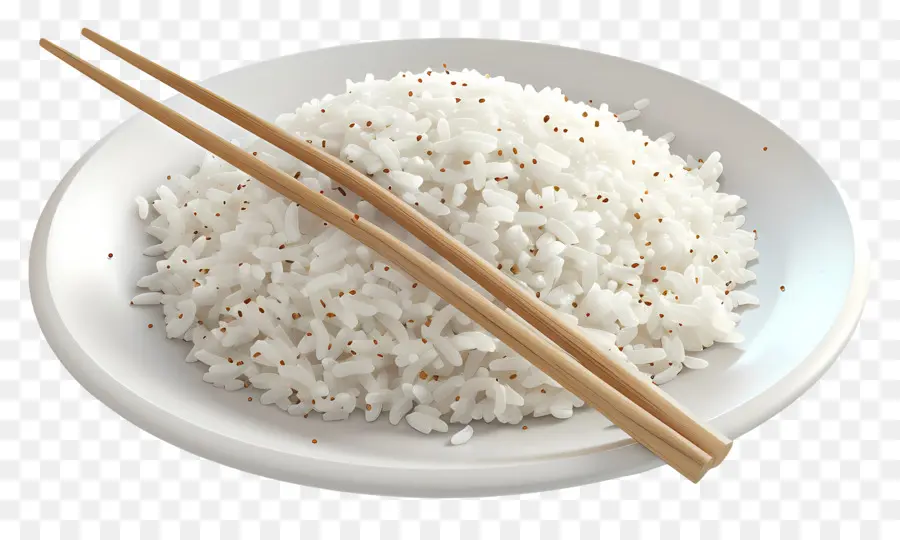 плита риса，белый рис PNG