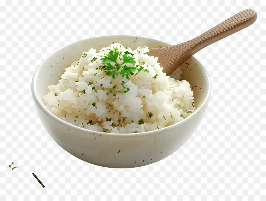 Вареный рис，белый рис PNG