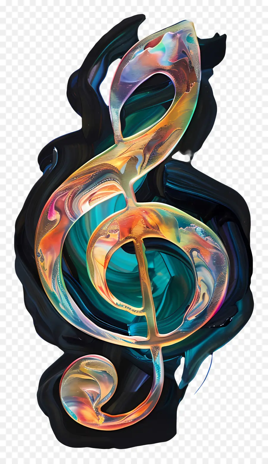Радужность，музыкальный символ PNG