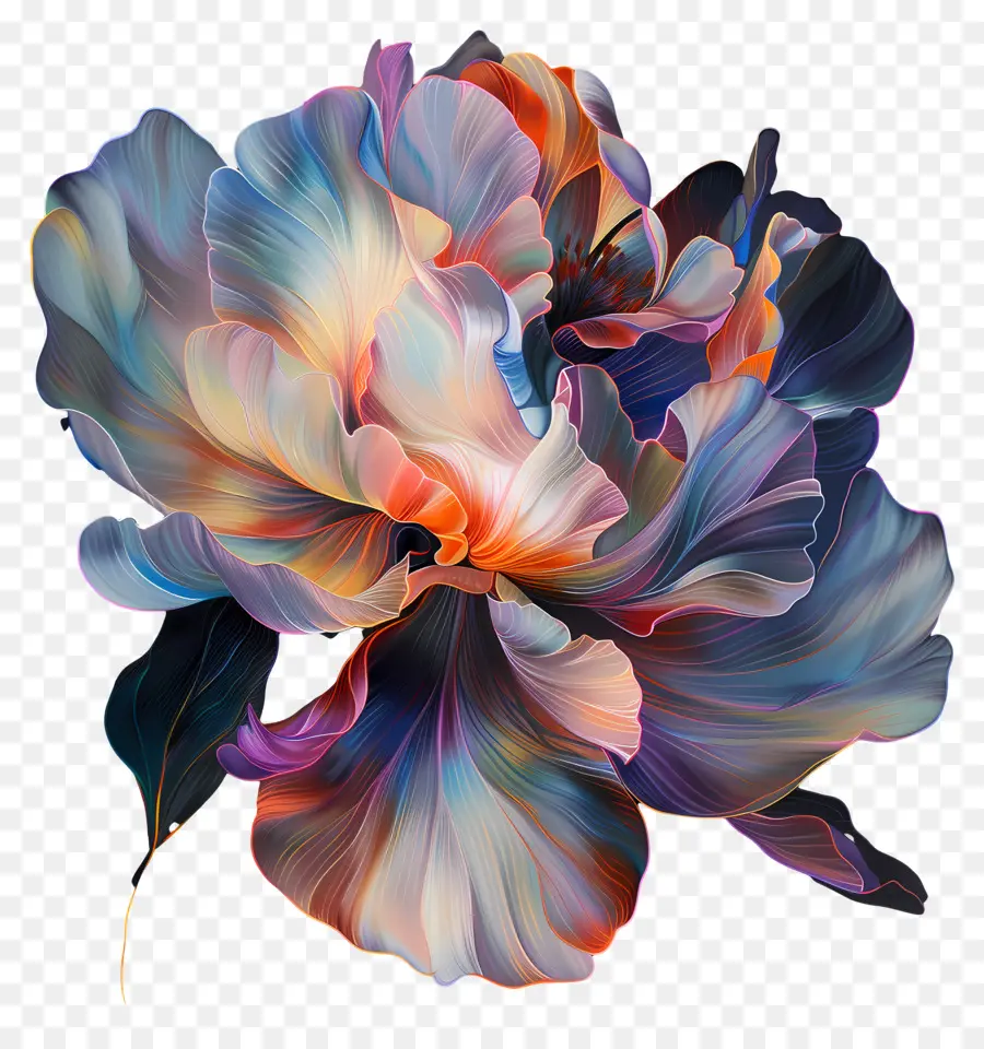 Радужность，цветок PNG