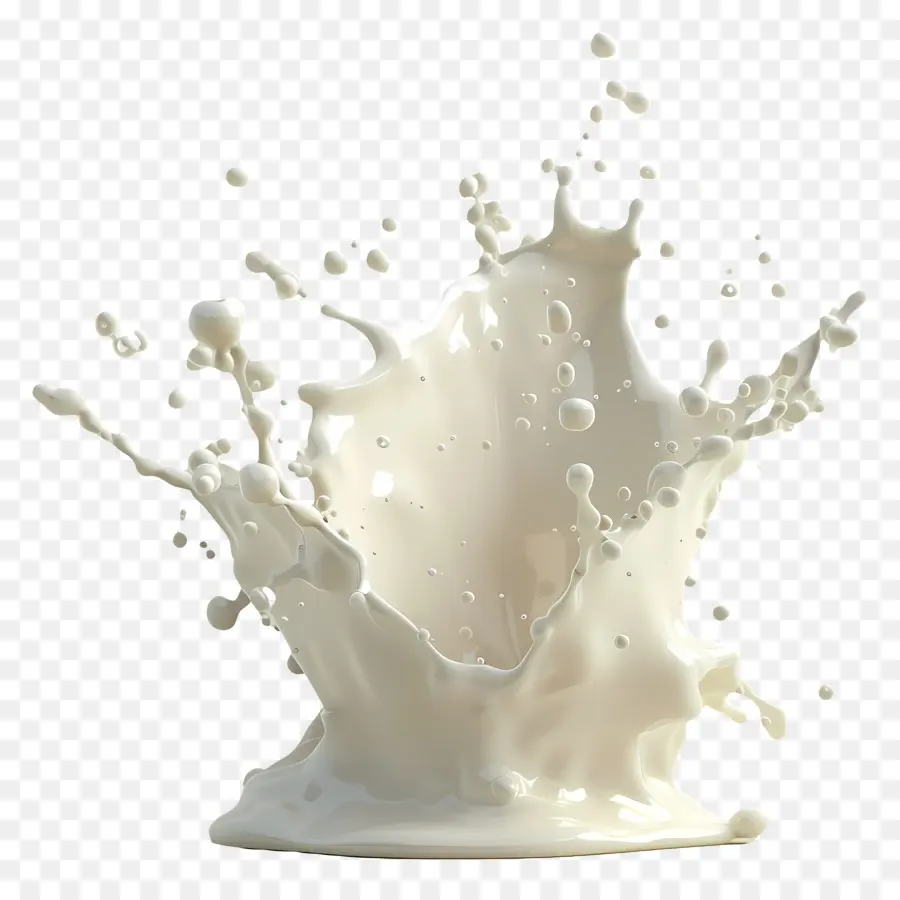 всплеск молока，молочный коктейль PNG