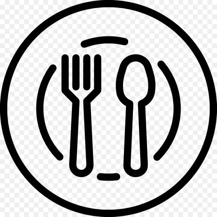 логотип пищевыми продуктами，столовые приборы PNG