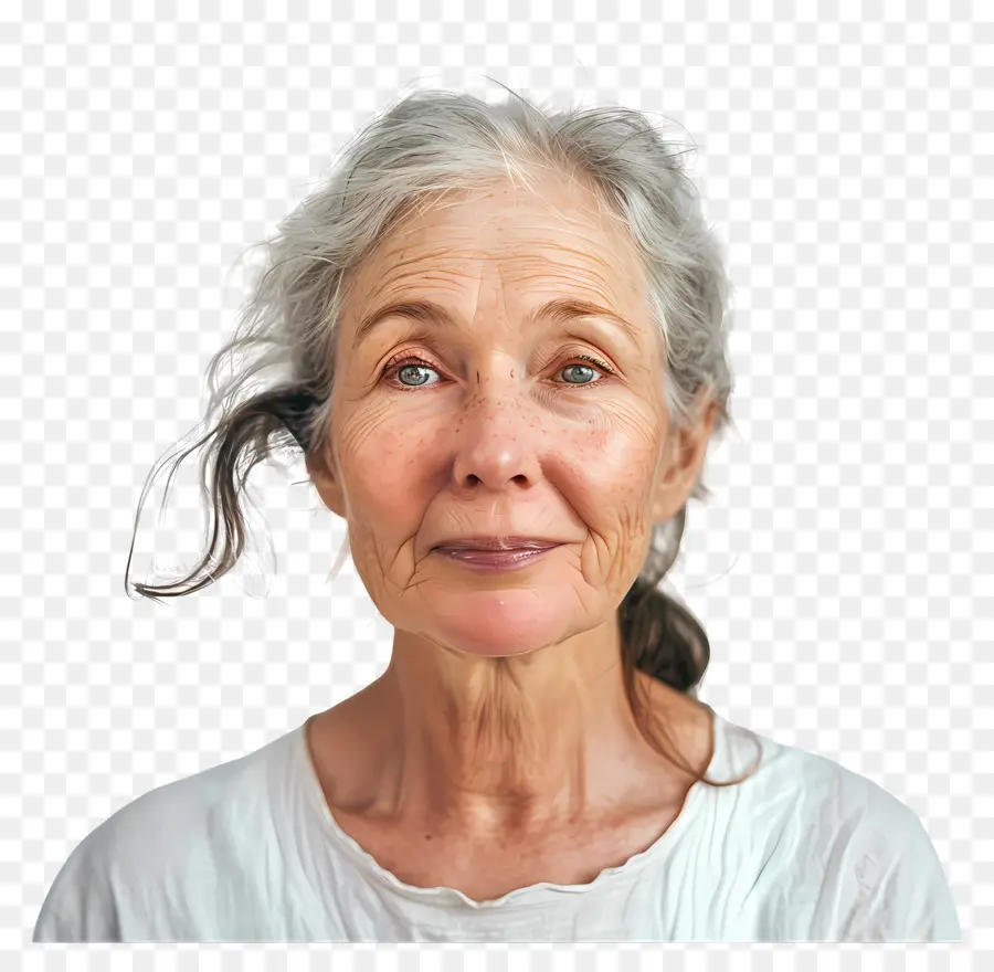 старуха，среднего возраста женщина PNG