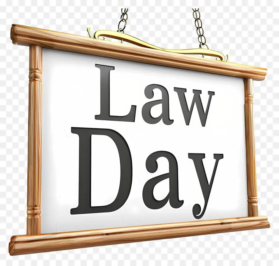 день закона，деревянный знак PNG