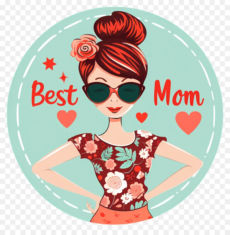 лучшая мама，Mothers Day PNG