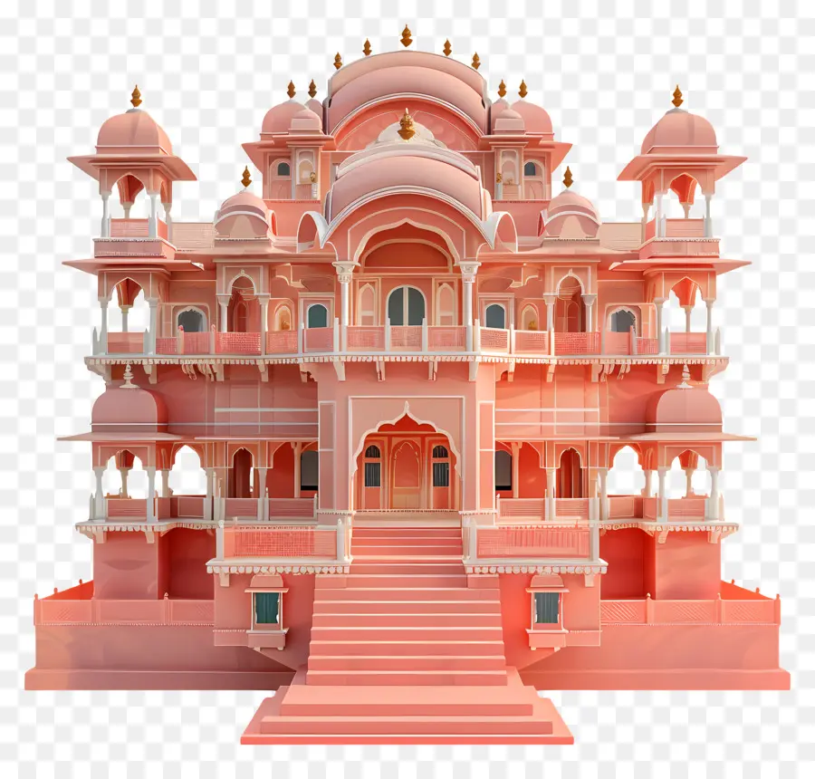 Джайпурский дворец，Розовый дворец PNG