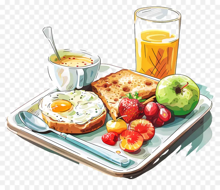 Школьный завтрак，завтрак PNG