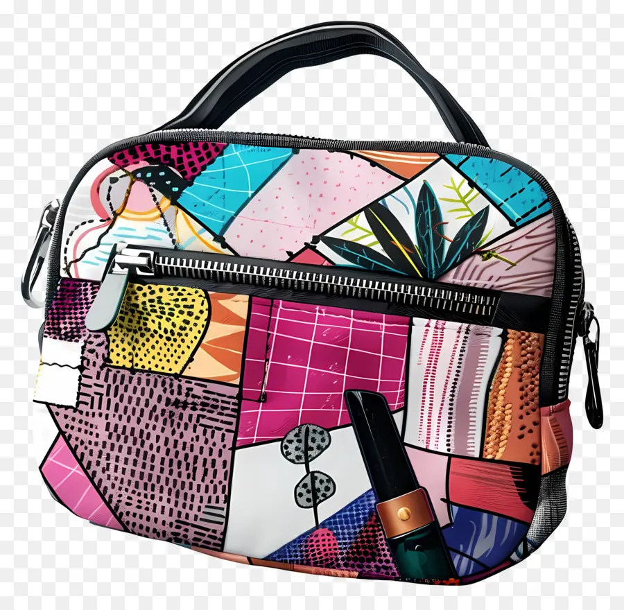 макияж мешок，красочная сумка PNG