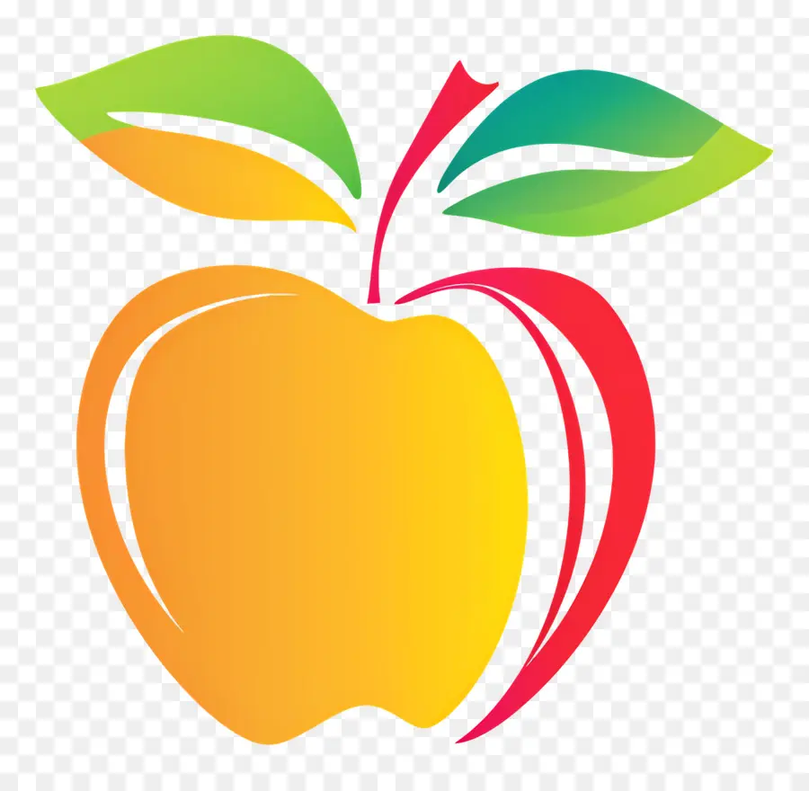 День признательности учителя，Красочное яблоко PNG