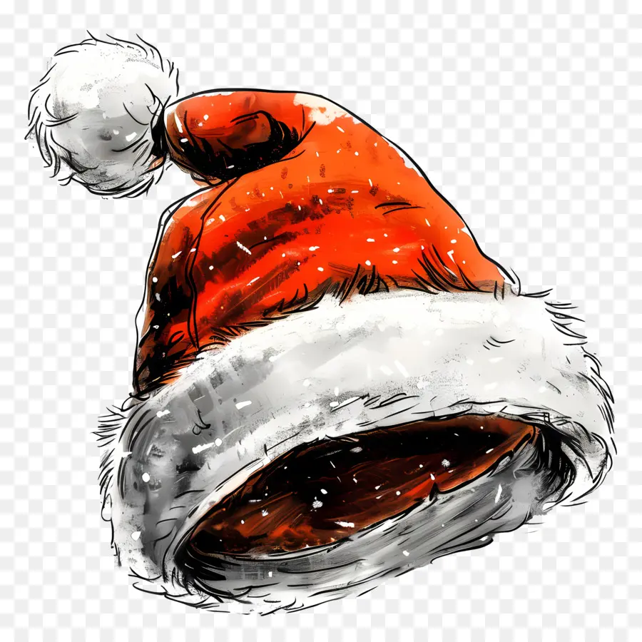 Рождество шляпу，Санта Клауса Шляпа PNG