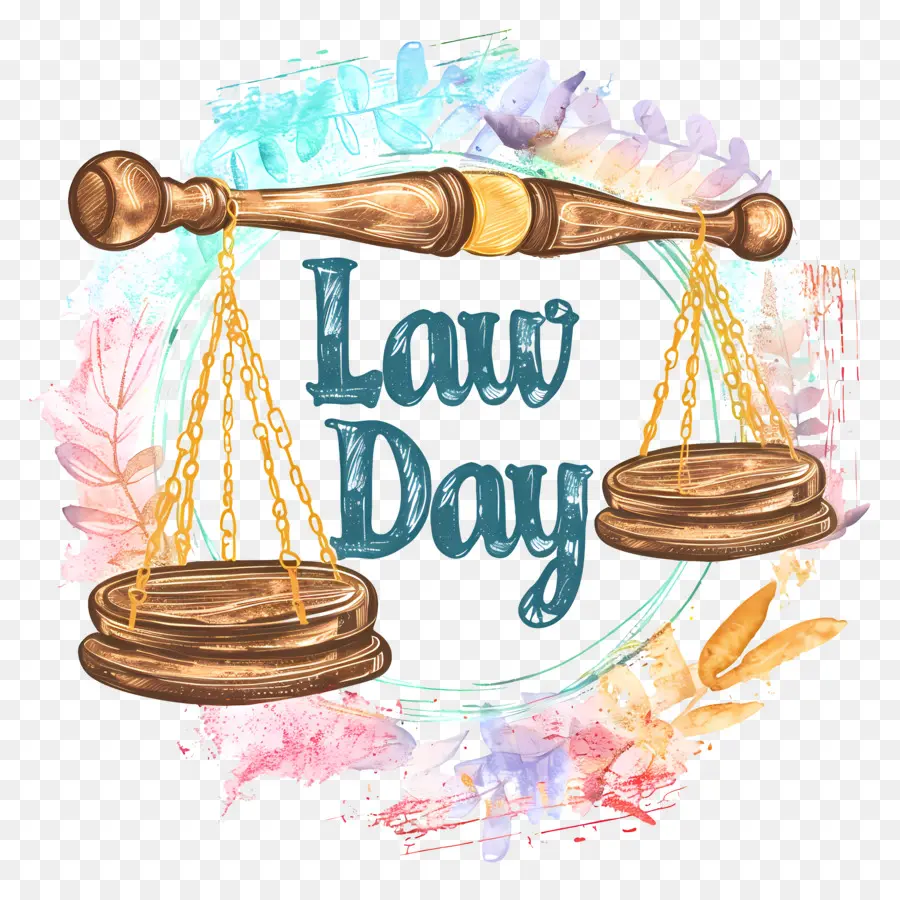 день закона，весы правосудия PNG