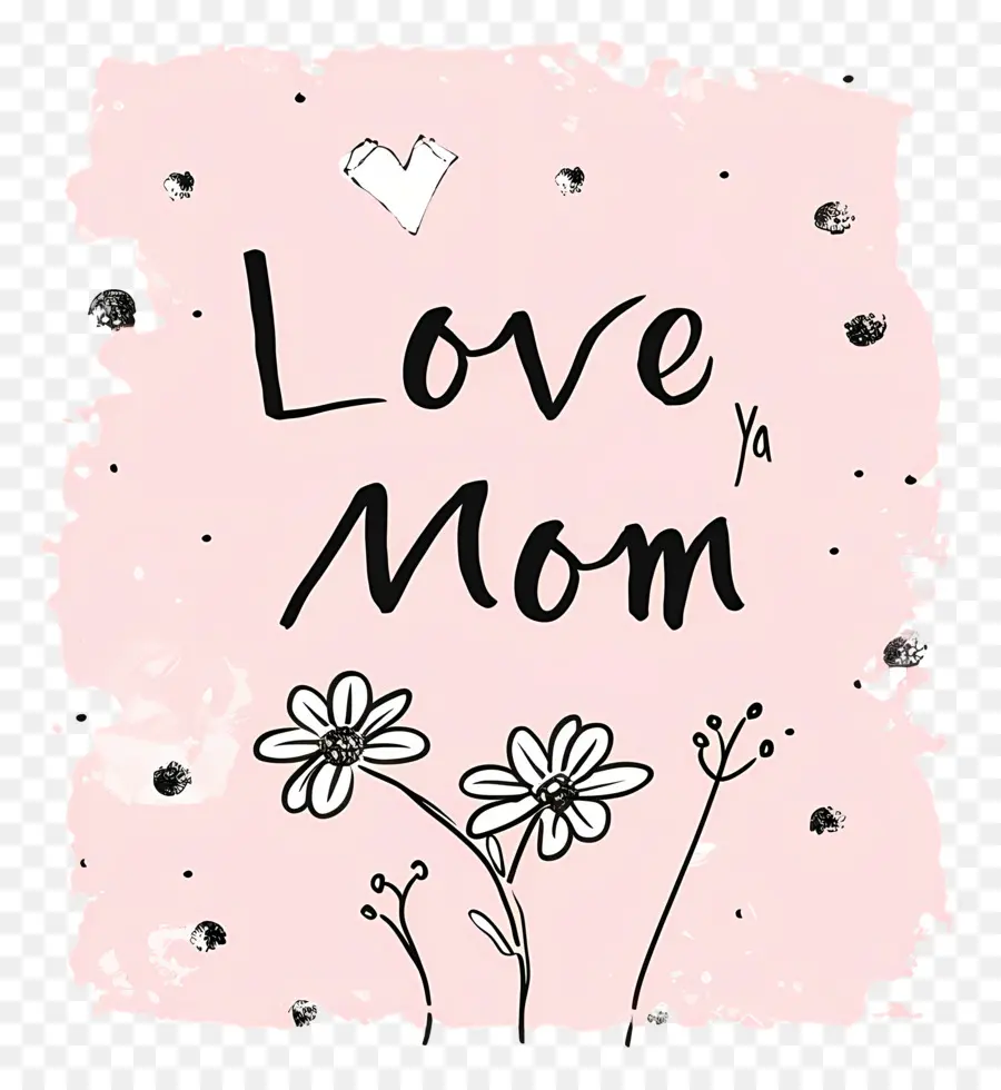 Люблю тебя мама，Mothers Day PNG