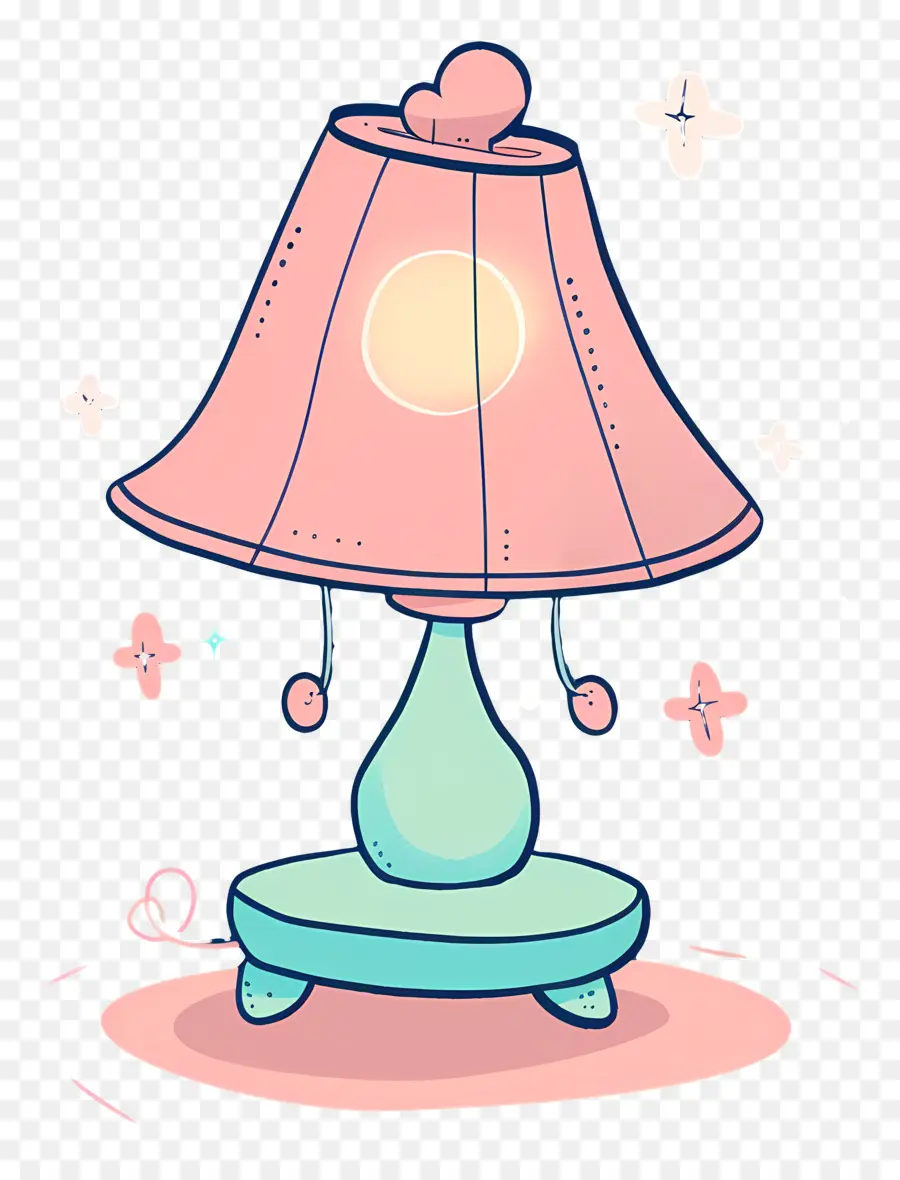 Лампа，розовая лампа PNG