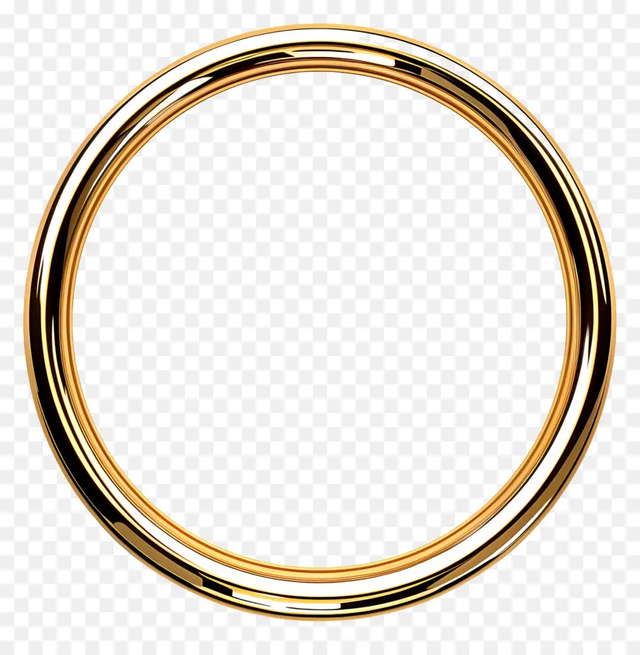золотой круг，золотые обручальные кольца PNG