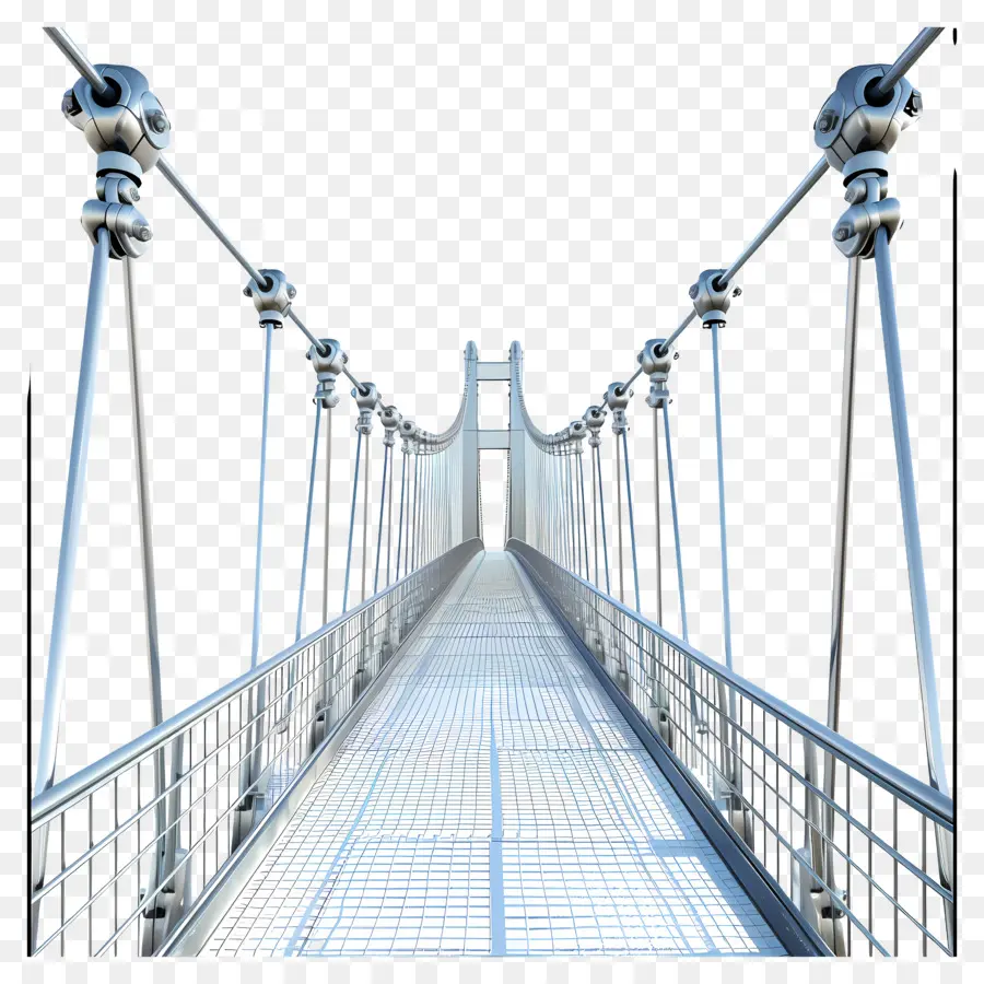 подвесной мост，Металлические веревки PNG