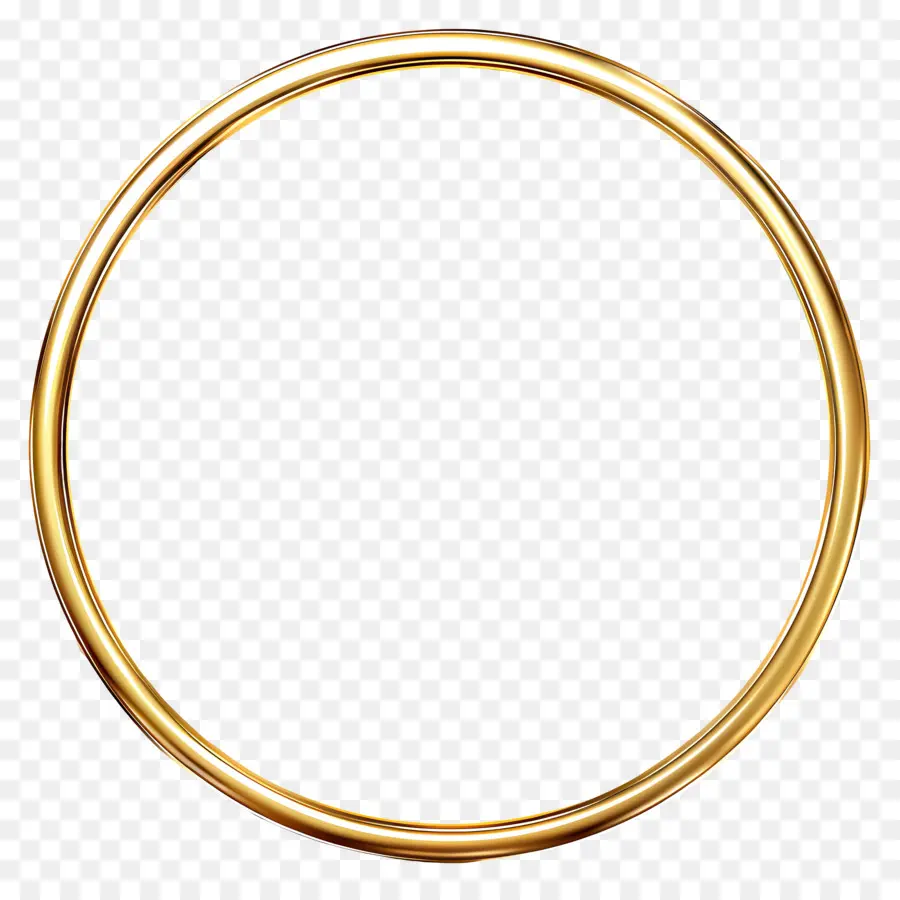 золотой круг，круглая рамка PNG