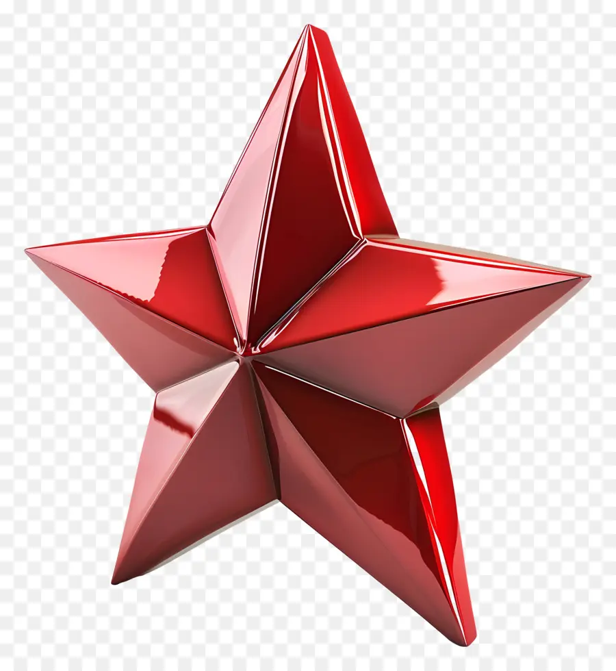 Красная звезда，красный PNG